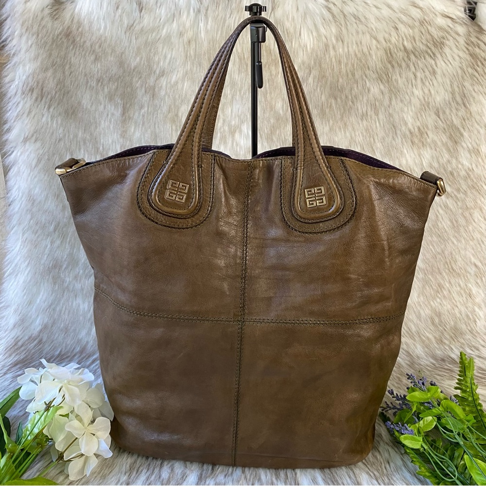 Givenchy Nightingale Leather Tote Bag